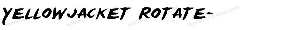 Yellowjacket Rotate字体转换